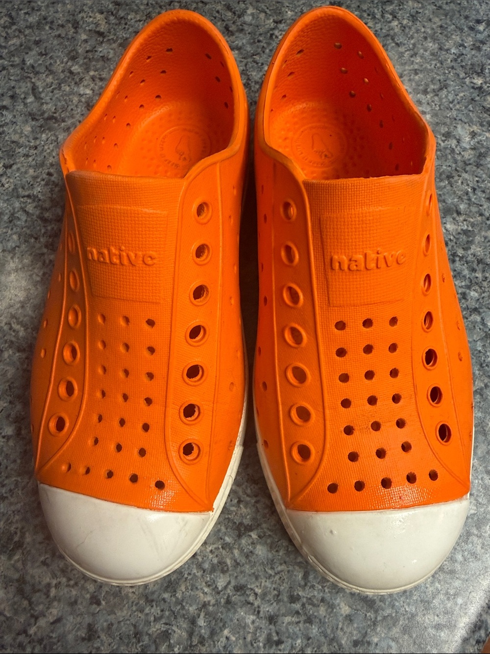 Native Orange Shoes size Toddler 13
